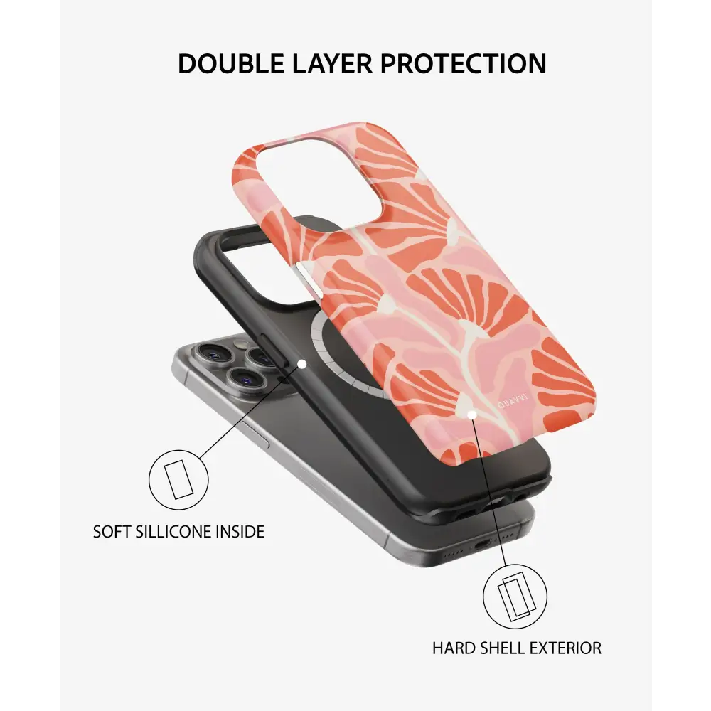 Flower Frenzy Tough MagSafe phone case | QUAVVICASES