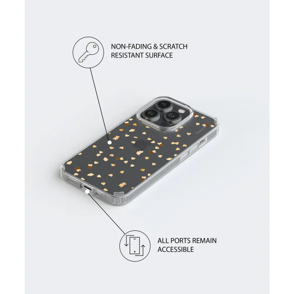 LOVELY SAMSUNG clear smartphone case black scattered Tech Accessories