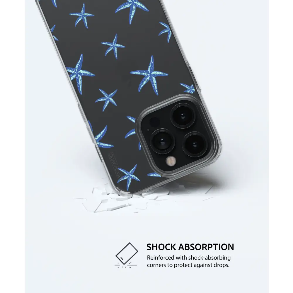 STELLA SAMSUNG clear smartphone case blue starfish Tech Accessories