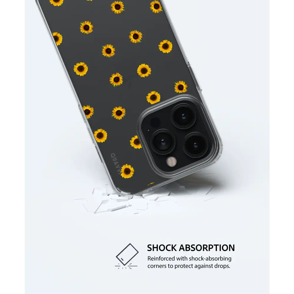 SUN KISSED MAGSAFE clear smartphone case scattered sunflower Tech Accessories