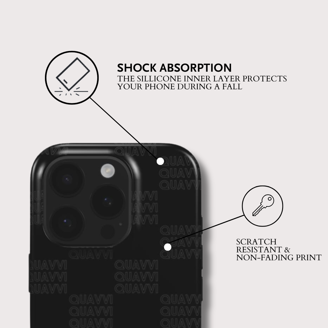 Quavvi Black-phone-case-tough-magsafe-shockproof-QUAVVICASES