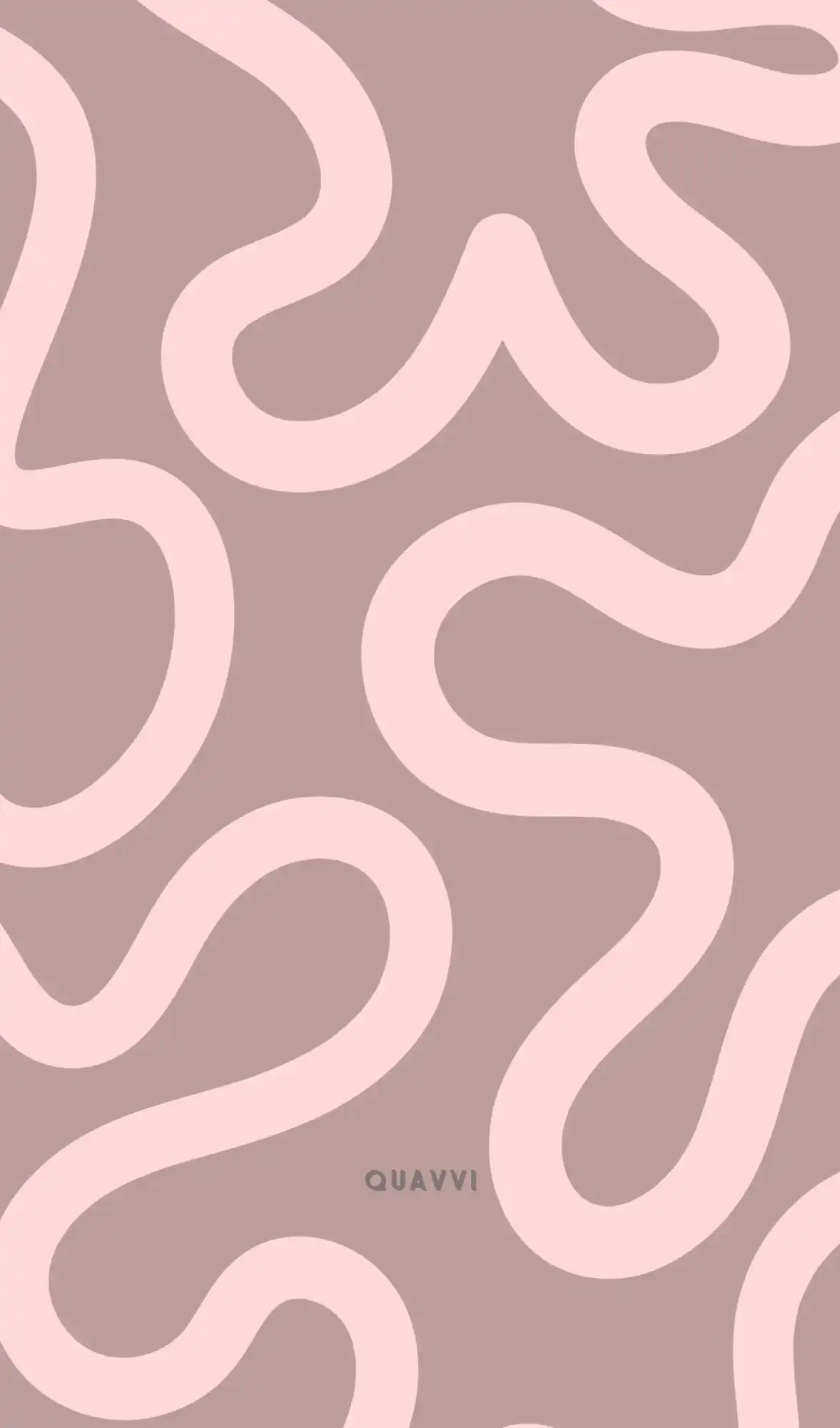Abstract pink wavy lines.