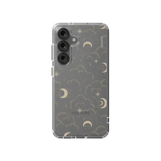 BEDTIME SAMSUNG clear smartphone case crescent moon Tech Accessories