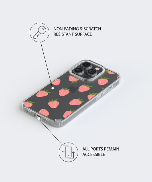 Berry Cute - Shockproof Clear Phone Case | QUAVVICASES