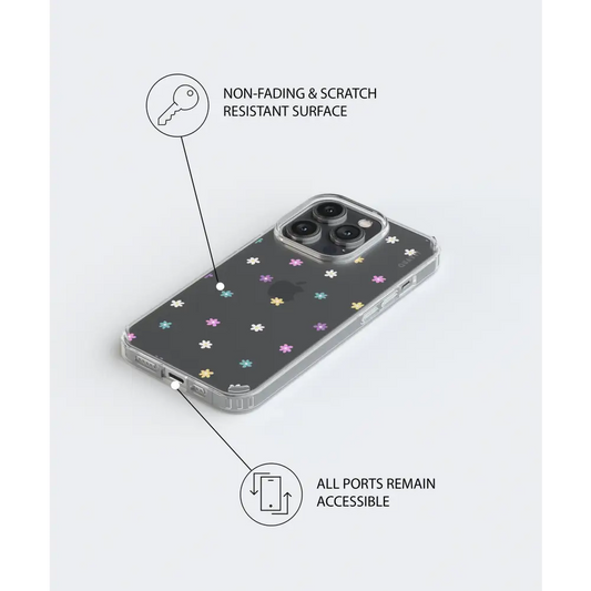 BOTANICA SAMSUNG clear smartphone case colorful floral Tech Accessories