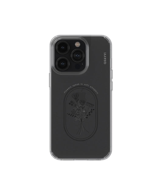 Botanical Harmony - Shockproof clear phone case | QUAVVICASES