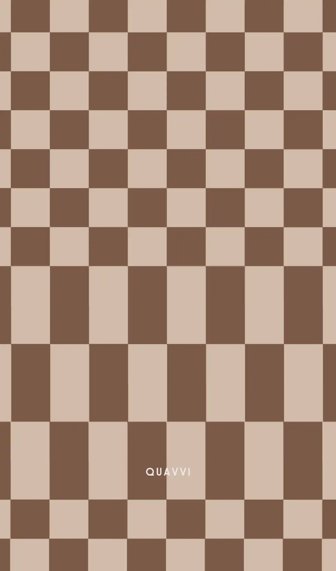 Brown and beige checkerboard pattern.