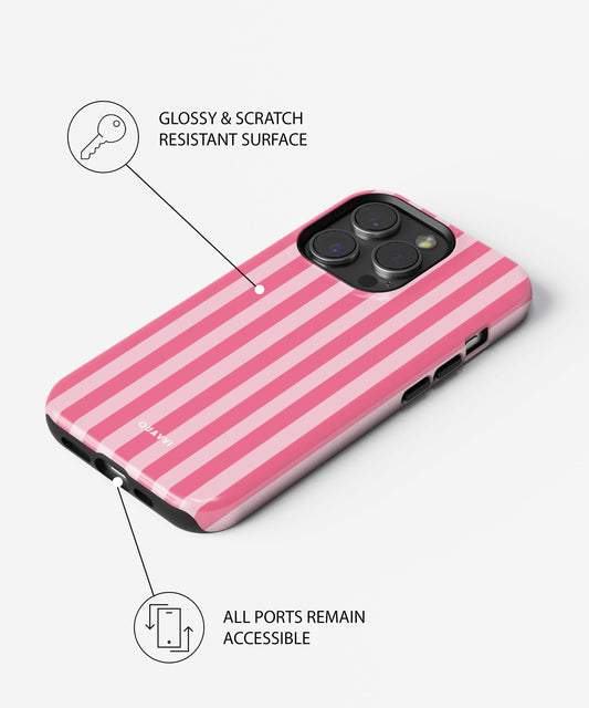 Candystripe - Shockproof Tough Phone case | QUAVVICASES