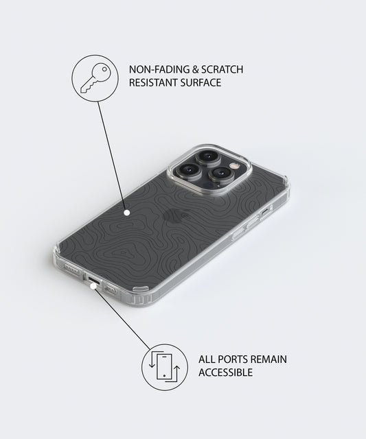 Digital Maze - Shockproof clear phone case | QUAVVICASES