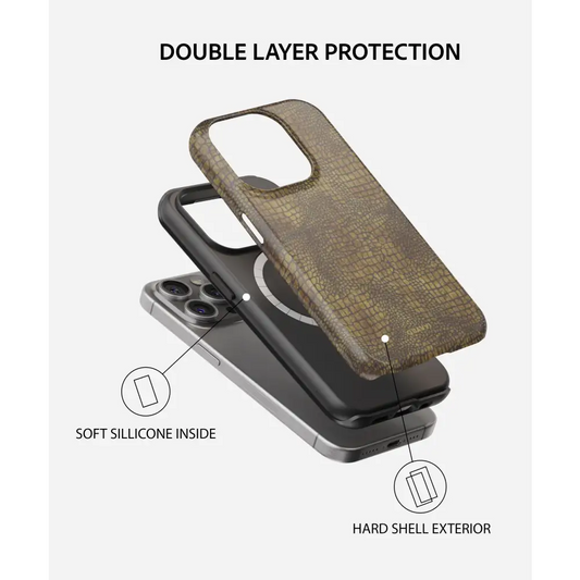Gator’s Green Shockproof Tough Phone case | QUAVVICASES