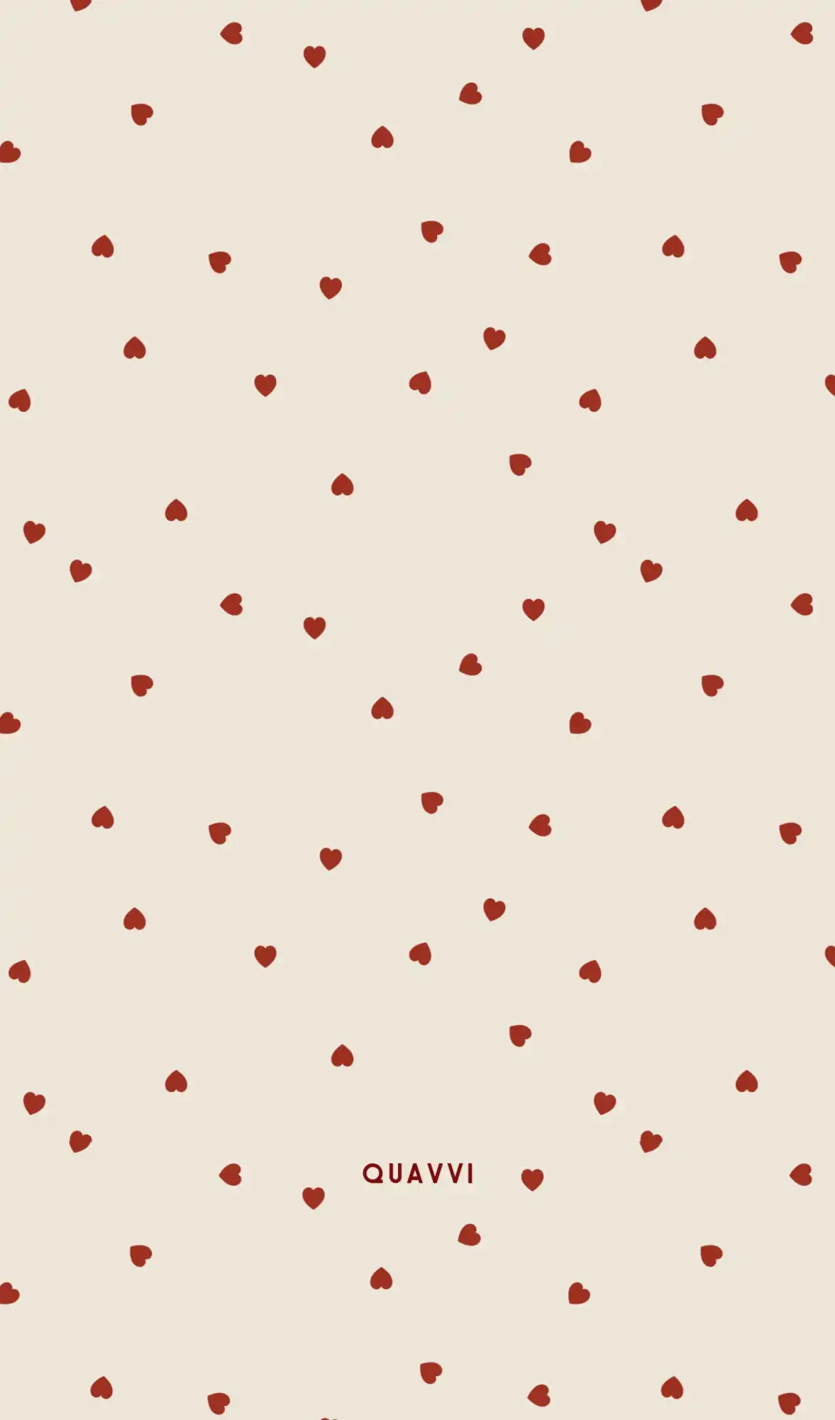 Heart-patterned fabric.