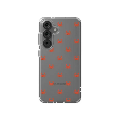 KRABI SAMSUNG clear smartphone case orange fox Tech Accessories