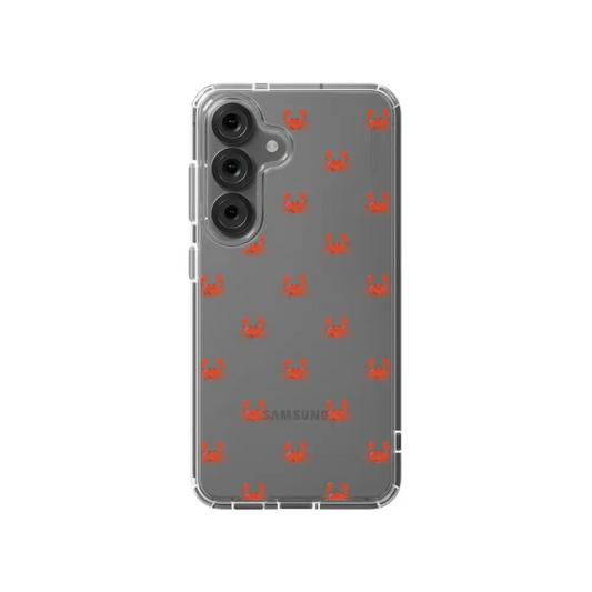 KRABI SAMSUNG clear smartphone case orange fox Tech Accessories