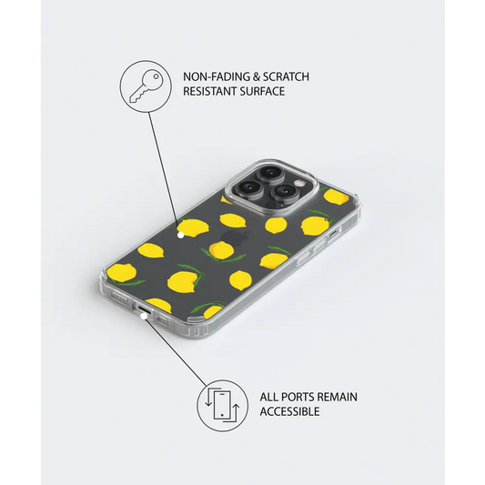 LEMONADE SAMSUNG clear smartphone case black background Tech Accessories