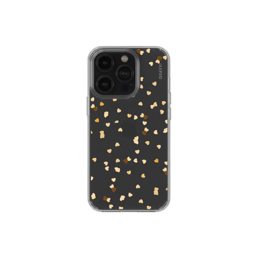 LOVELY clear smartphone case gold brown Tech Accessories