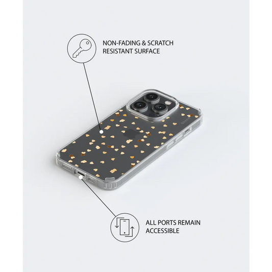 LOVELY clear smartphone case black pattern Tech Accessories