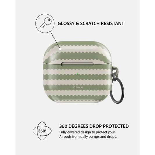 Pistachio Dream Durable Protection for Apple All Airpods | QUAVVICASES