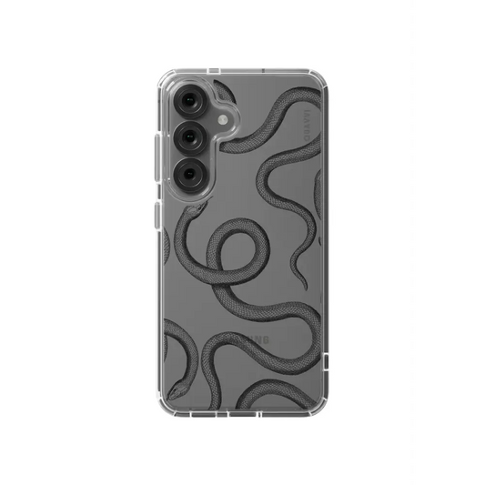 POISON TRAIL SAMSUNG clear smartphone case black snake Tech Accessories