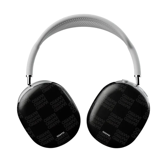 QUAVVI BLACK AIRPODS MAX black white over ear headphones Tech Accessories