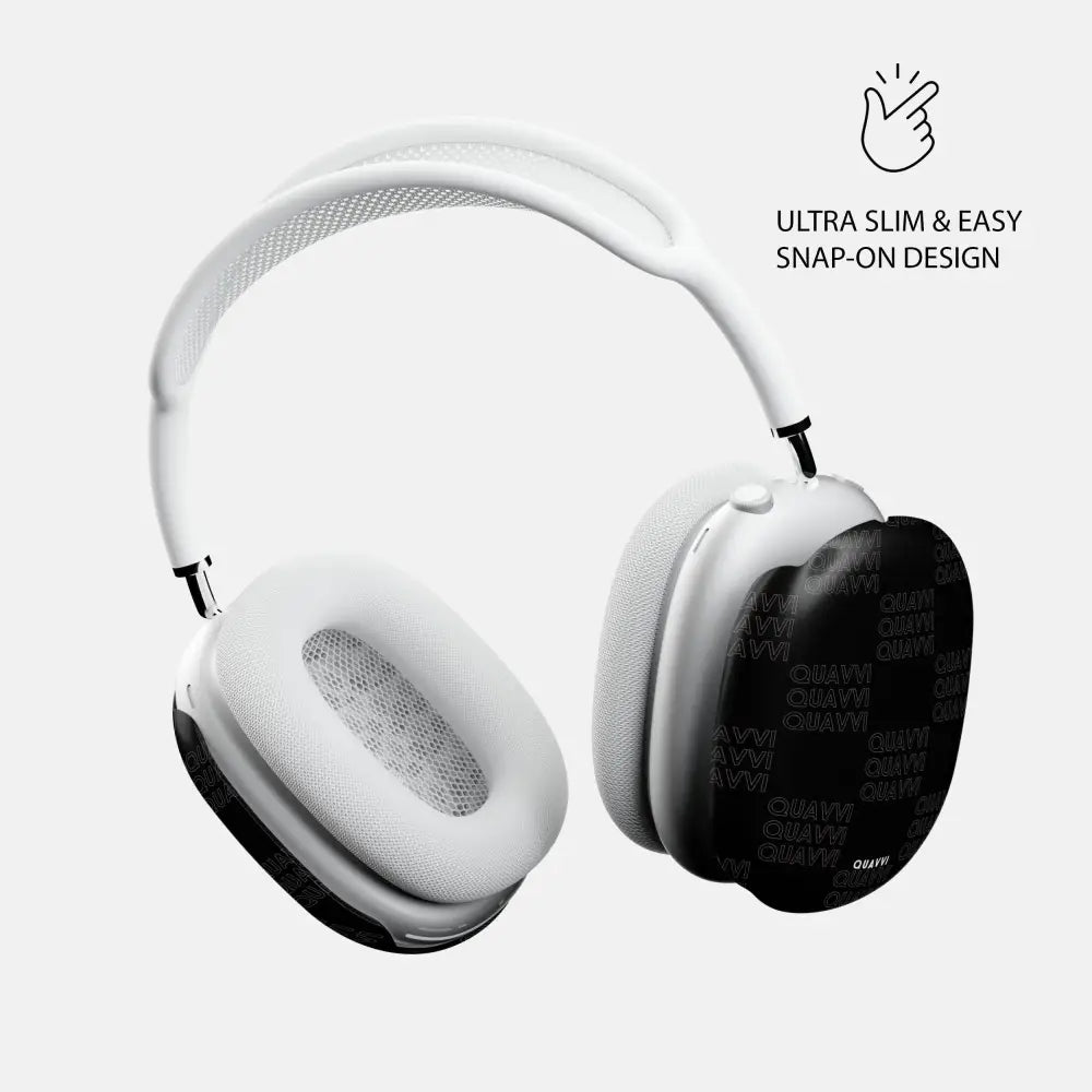 QUAVVI BLACK AIRPODS MAX white over ear headphones black protective Tech Accessories