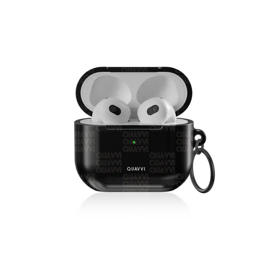 Quavvi Black Durable Protection for Apple All Airpods | QUAVVICASES