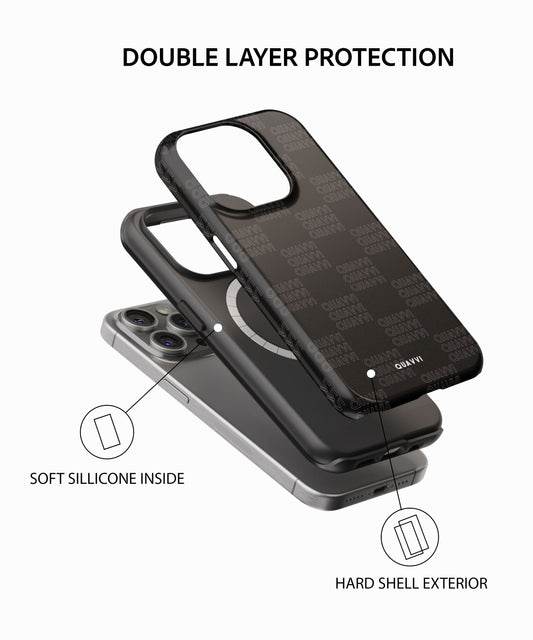 Quavvi Black - Shockproof Tough Phone case | QUAVVICASES