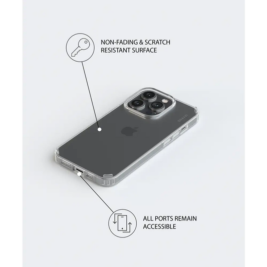 QUAVVI CLEAR SAMSUNG transparent phone case designed scratch resistant Tech Accessories