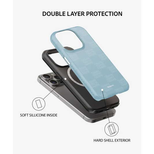 Quavvi Ice Blue Samsung Galaxy Phone case | QUAVVICASES
