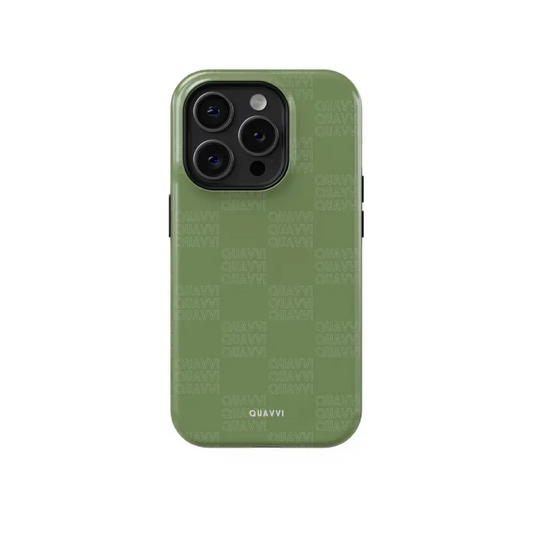 Quavvi Olive Tough MagSafe phone case | QUAVVICASES