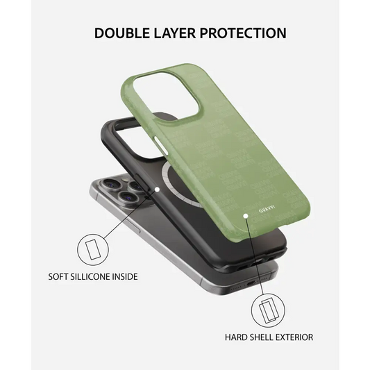 Quavvi Olive Shockproof Tough Phone case | QUAVVICASES