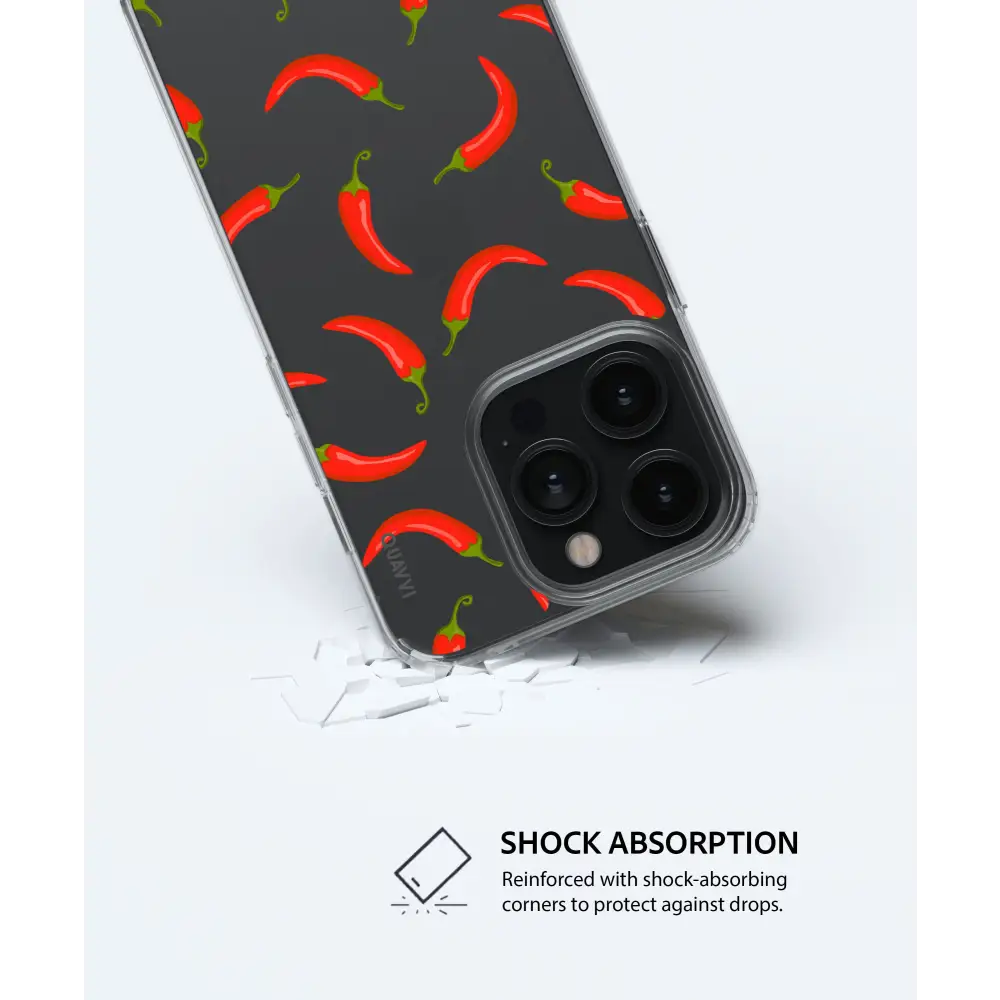SPICE IT UP MAGSAFE clear phone case red chili Tech Accessories