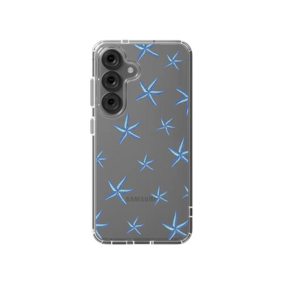 STELLA SAMSUNG clear smartphone case blue starfish Tech Accessories