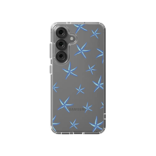 STELLA SAMSUNG clear smartphone case blue starfish Tech Accessories