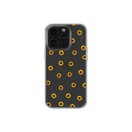 SUN KISSED clear phone case black background Tech Accessories