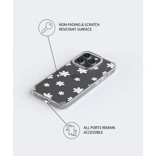 WHISPER SAMSUNG clear smartphone case black background Tech Accessories