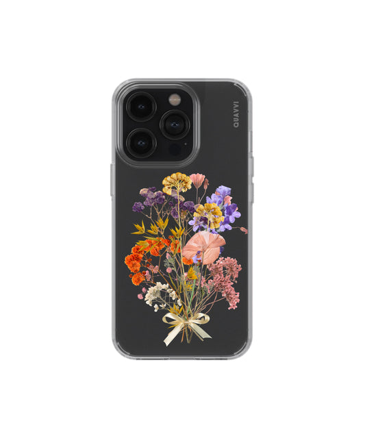 Wildflower - Shockproof clear phone case | QUAVVICASES