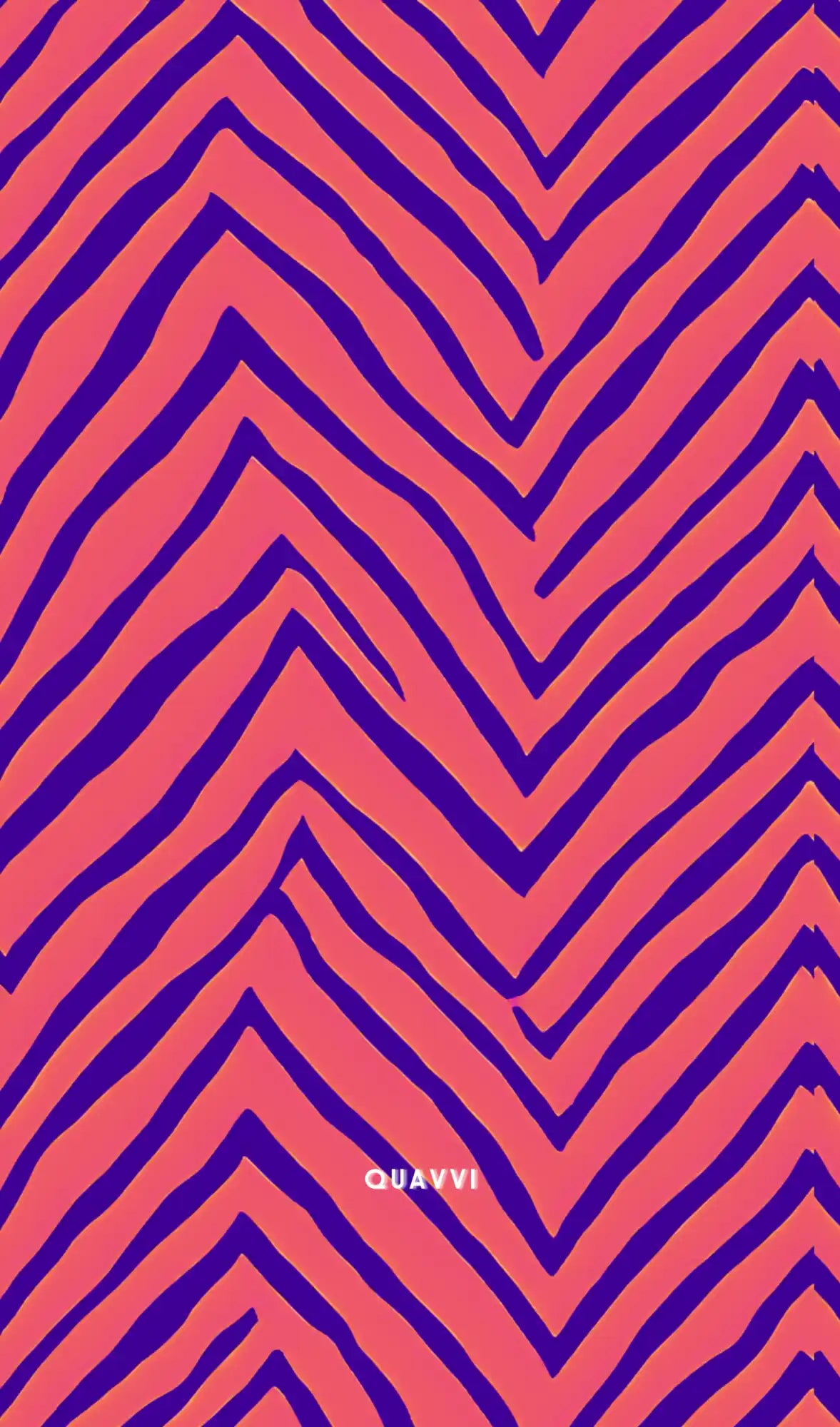 Zigzag patterned fabric.
